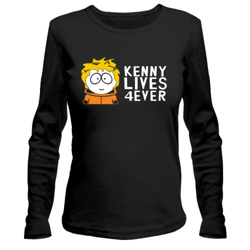 Женский лонгслив Kenny lives forever