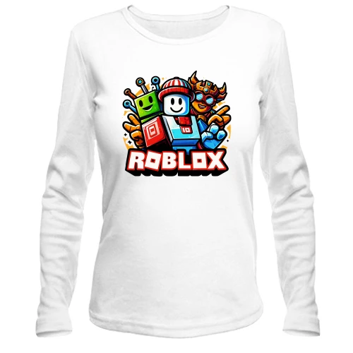 Жіночий лонгслів з групою персонажів Roblox