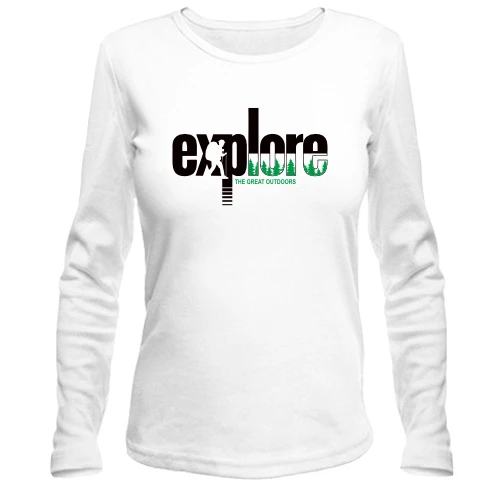 Жіночий лонгслів Explore - The Great Outdoor