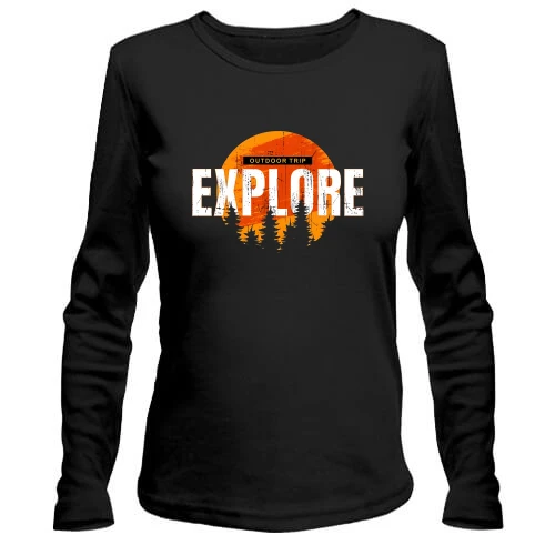 Жіночий лонгслів Explore - The Great Outdoor (2)