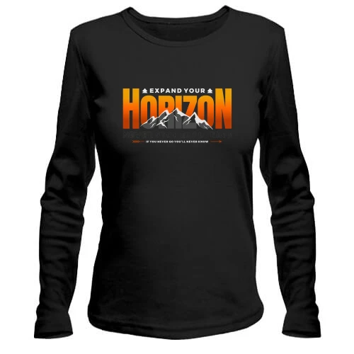 Жіночий лонгслів Explore Your Horizon