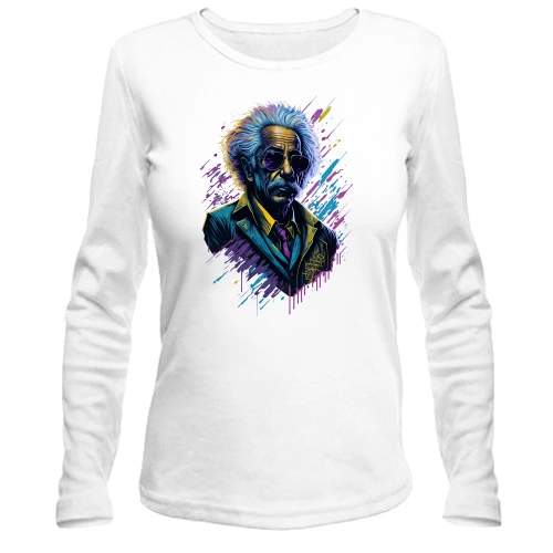 Жіночий лонгслів Albert Einstein Art