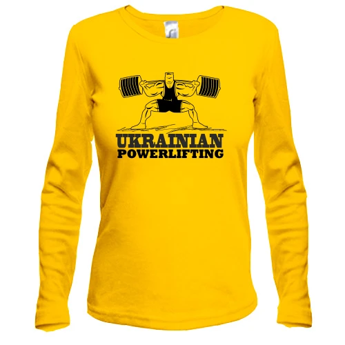 Жіночий лонгслів Ukranian powerlifting