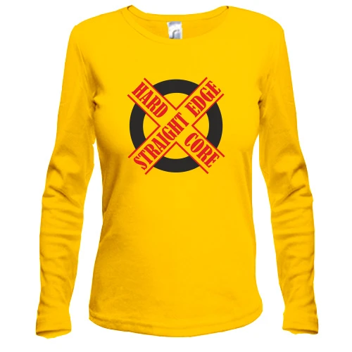 Женский лонгслив Haed core straight edge