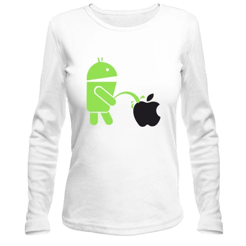 Жіночий лонгслів Android vs Apple