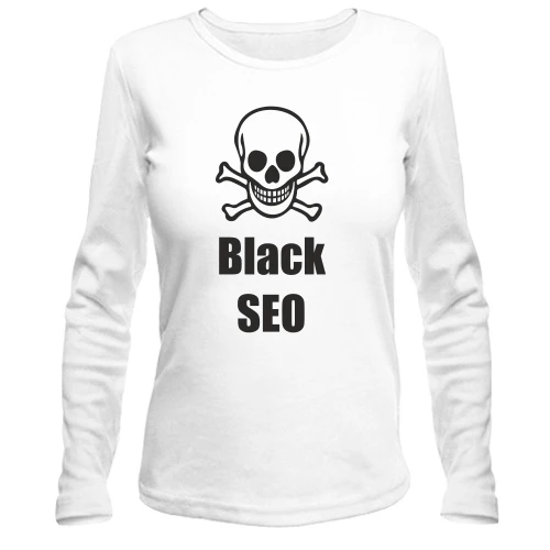 Жіночий лонгслів Black SEO 2