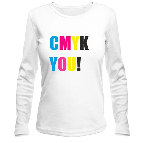 Жіночий лонгслів CMYK YOU!