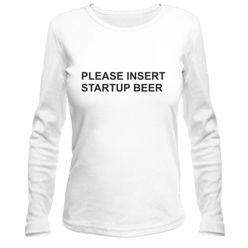 Жіночий лонгслів Insert Beer