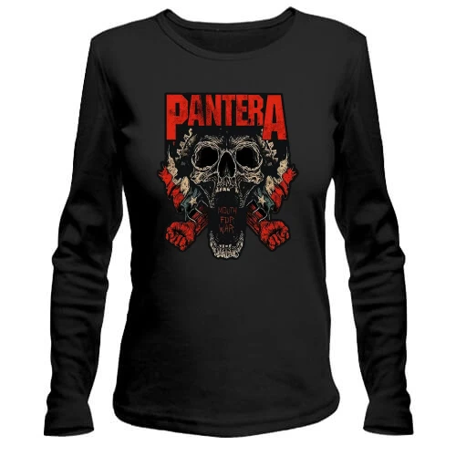 Жіночий лонгслів Pantera (з черепом)