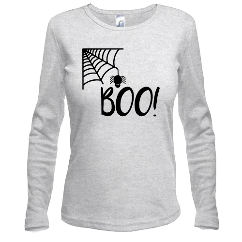 Женский лонгслив Boo!