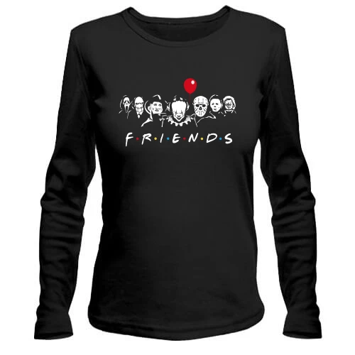 Женский лонгслив Halloween Friends