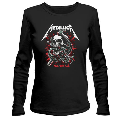 Женский лонгслив Metallica - Kill ’Em All (2)