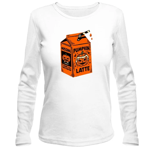 Женский лонгслив Pumpkin Latte