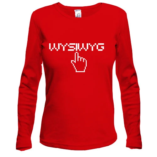 Жіночий лонгслів WYSIWYG