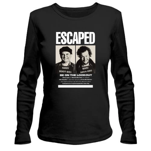 Женский лонгслив Escaped (Грабители Один Дома)