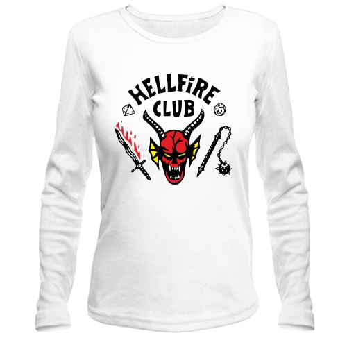 Женский лонгслив Stranger Things HellFire Club
