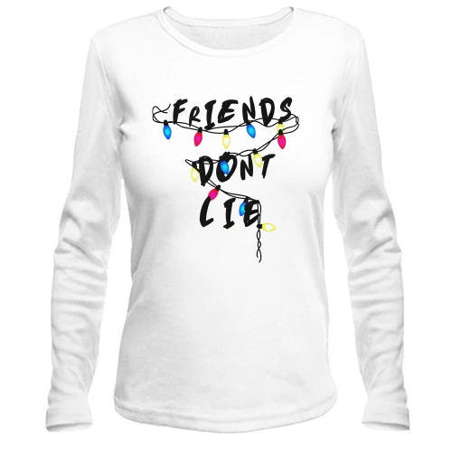 Женский лонгслив Friends dont lie