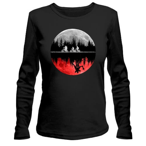 Женский лонгслив Stranger Things Moon