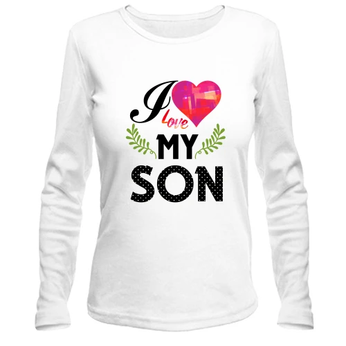 Жіночий лонгслів I love my son