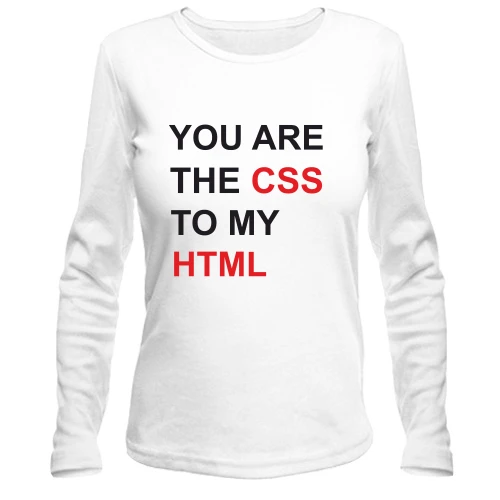 Жіночий лонгслів CSS+HTML