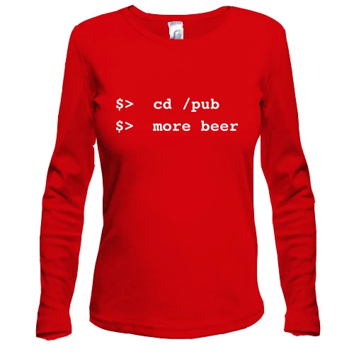 Жіночий лонгслів More Beer