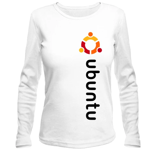 Жіночий лонгслів ubuntu. Men.