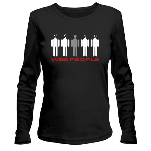 Жіночий лонгслів Web People