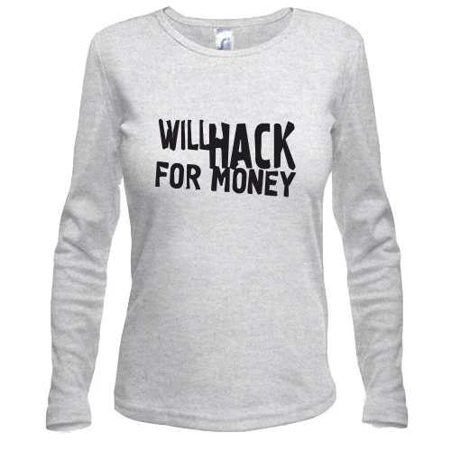Жіночий лонгслів Will Hack