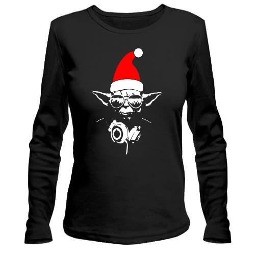 Женский лонгслив jedi санта