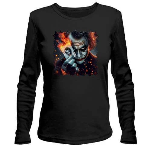Женский лонгслив Joker (в огне)