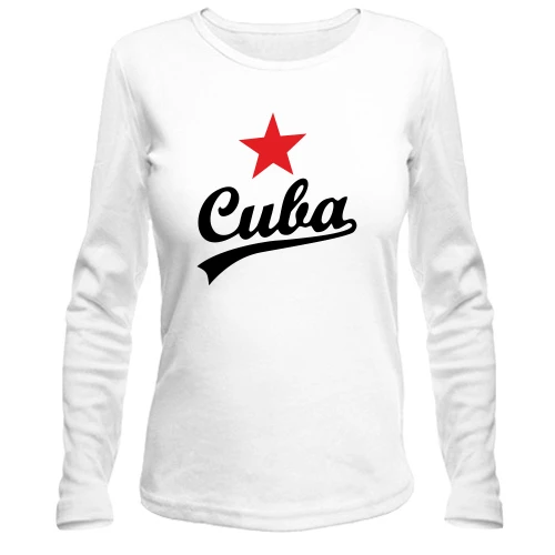 Женский лонгслив Куба - Cuba