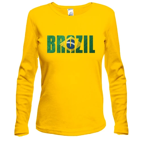 Женский лонгслив BRAZIL