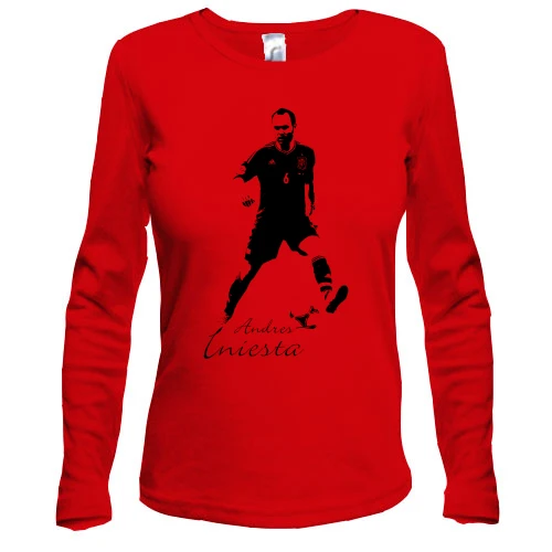 Женский лонгслив Andrés Iniesta (2)