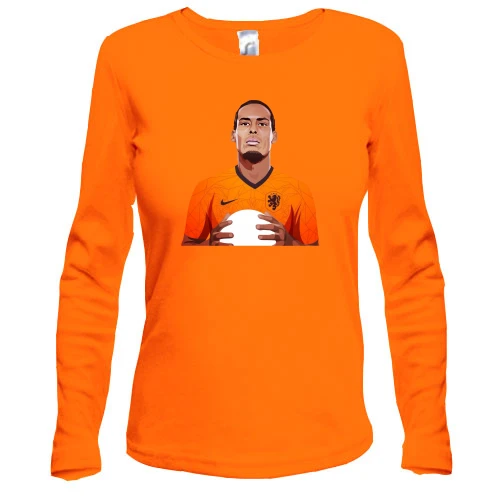 Женский лонгслив Virgil Van Dijk