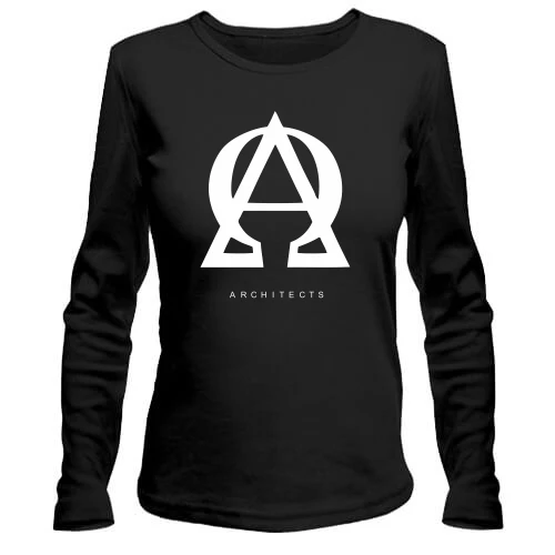 Женский лонгслив с логотипом Architects в виде A и омеги