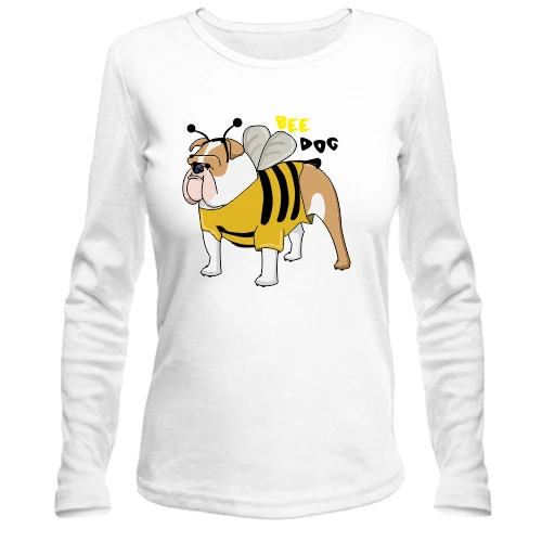 Женский лонгслив Bee dog