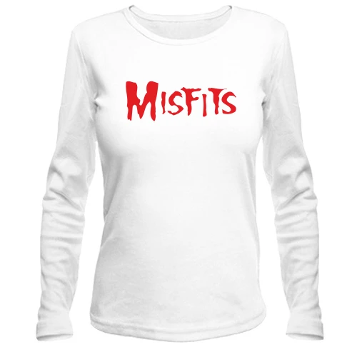Женский лонгслив с надписью Misfits