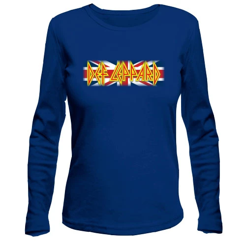 Женский лонгслив Def Leppard (на флаге)