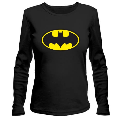 Женский лонгслив, Черный, Batman