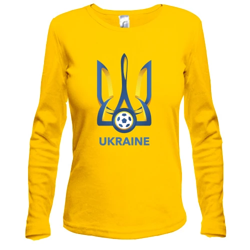 Жіночий лонгслів Збірна України (лого)
