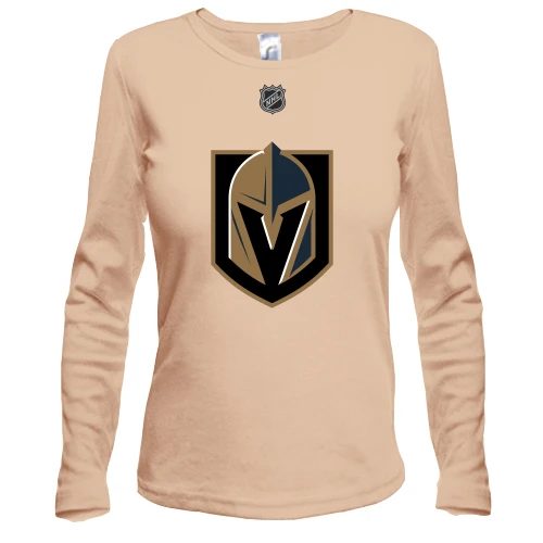 Жіночий лонгслів, Білий, Vegas Golden Knights