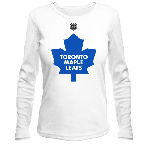 Женский лонгслив, Синий, Toronto Maple Leafs