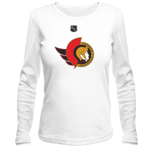 Женский лонгслив, Черный, Ottawa Senators