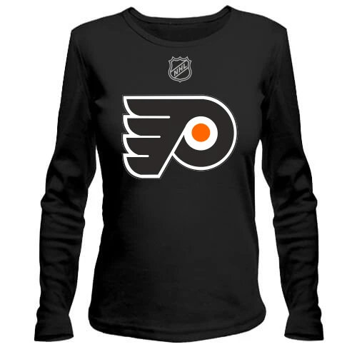 Жіночий лонгслів, Чорний, Philadelphia Flyers