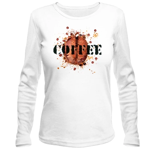 Женский лонгслив Coffee