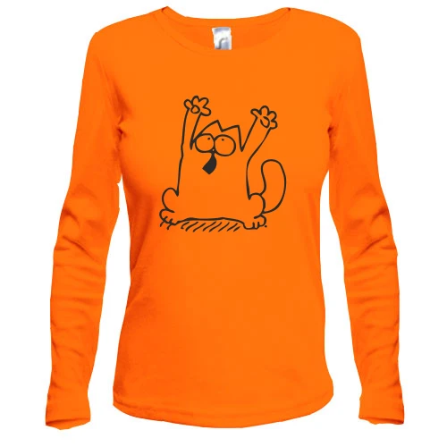 Жіночий лонгслів Simon's cat 2