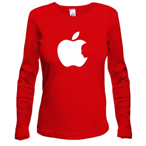 Женский лонгслив Apple - Steve Jobs