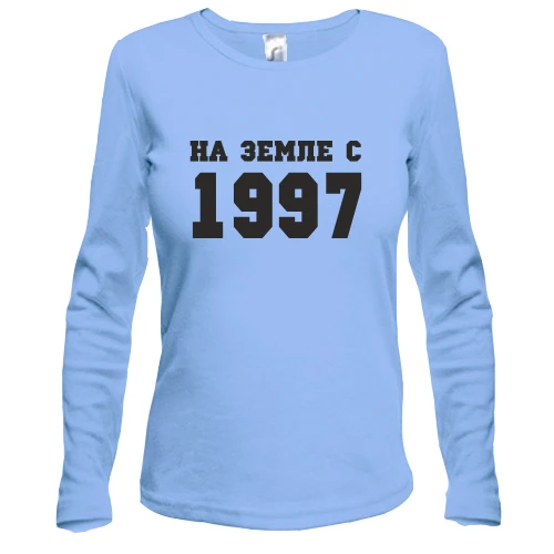 Женский лонгслив На земле с 1997