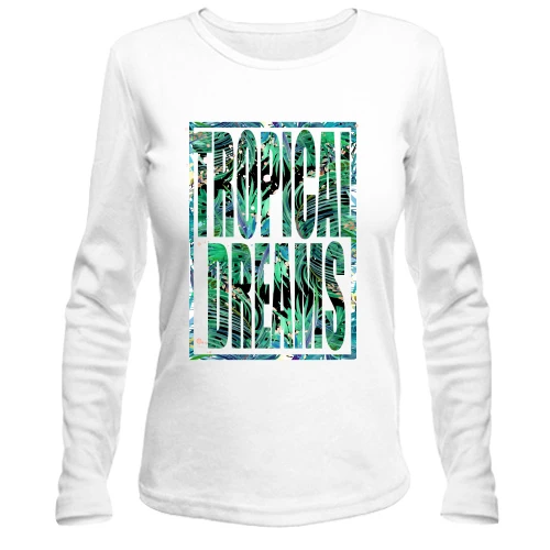 Жіночий лонгслів Tropical dreams (2)