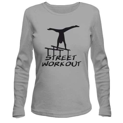 Женский лонгслив Street workout (2)